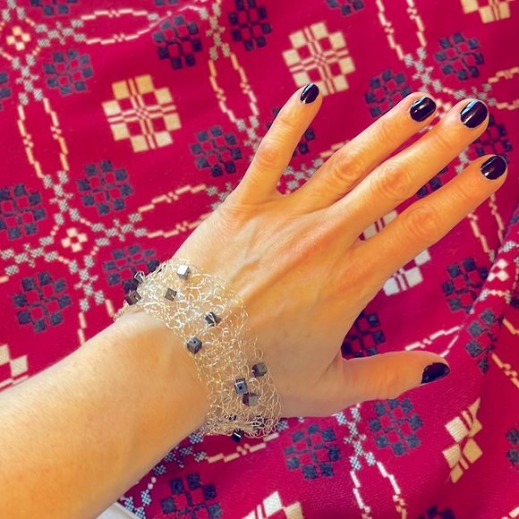 Unique Silver Cuff - Picture 3 of 3